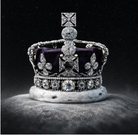 Koh-I-Noor Diamond secured by platinum